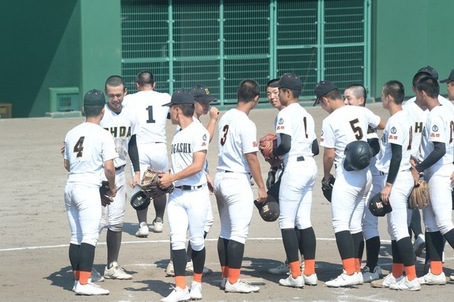 大田－益田東＝２０２３年７月２２日、県立浜山公園野球場