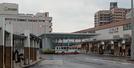 一畑百貨店（左奥）が閉店したＪＲ松江駅北口＝１日、松江市朝日町