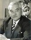 日本を代表する財界人として活躍した足立正＝東京・紙の博物館所蔵