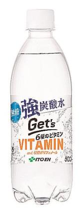 伊藤園の「無糖強炭酸水　Ｇｅｔｓ　ＶＩＴＡＭＩＮ」