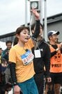 目標の３時間半切り達成した井上咲楽さん