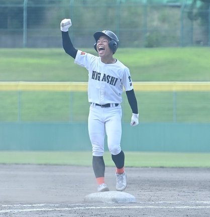 大社－益田東＝２０２３年７月２４日、県立浜山公園野球場