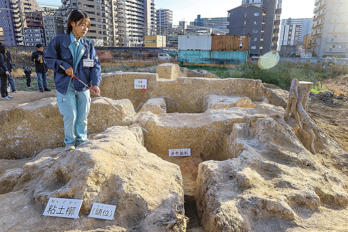 狐塚古墳で発見、粘土槨と大和政権の接点