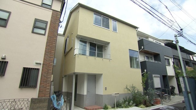 25日放送『住人十色』=ナナメを利用して狭小を克服した「入れ子の家」(C)MBS