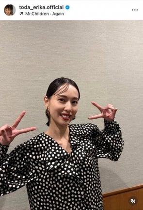 日曜劇場『リブート』に出演する戸田恵梨香 (写真はX @erikatodastaff より)