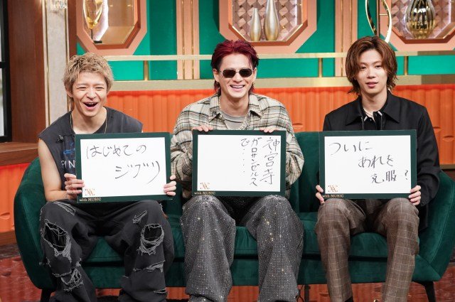 20日放送『with MUSIC』に出演するNumber_i（C）日本テレビ