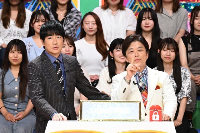 羽鳥慎一＆武田真一 ペア＝ 「クイズ！あなたは小学5年生より賢いの？1000万SP」（C）日本テレビ