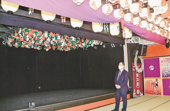 証明や音響、海上の演出まで神楽に集中できる環境が整っている