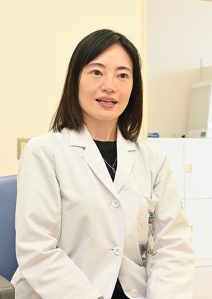 林田麻衣子医師=出雲市塩冶町、島根大医学部付属病院