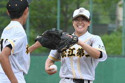 写真特集】松江二－大田一 準々決勝、島根県中学校優勝野球大会・第3