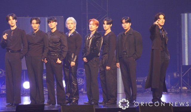ATEEZ JAPAN 2ND FULL ALBUM「Ashes to Light」発売記念ショーケースに登場したATEEZ（C）ORICON NewS inc.