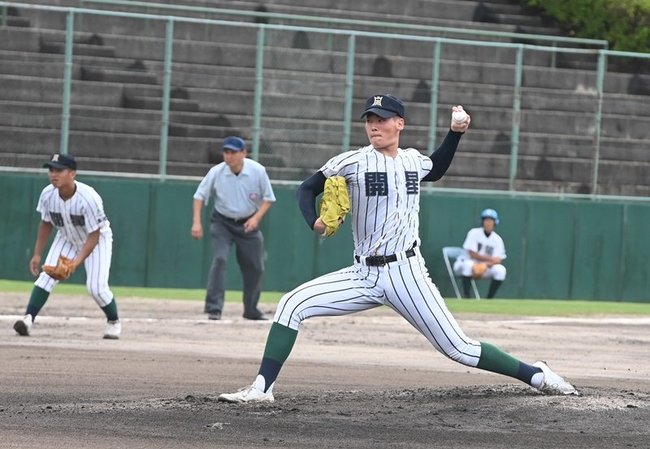 平田－開星＝２０２３年７月１９日、松江市営野球場