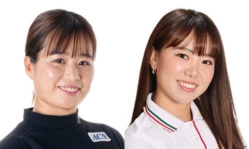 沢井瞳（左）と種子田香夏
