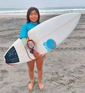 プロとしての活躍を思い描く長﨑来海さん＝宮崎市（提供）