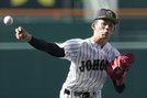 仙台育英戦に先発した鳥取城北・田中＝甲子園