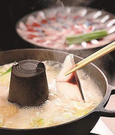 美酒佳肴ゆらくが提供する「さばしゃぶ」