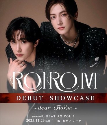 『ROIROM debut showcase ～dear cHaRm～ presented by BEAT AX VOL.7』ポスター