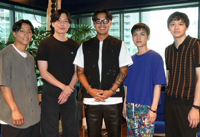 『ラブ トランジット』シーズン3に参加した(左から)イッセイ、ゆうや、ヒロ、ひろき、ユウマ (C)ORICON NewS inc.