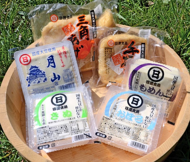 日置食品店が手がける豆腐や油揚げ