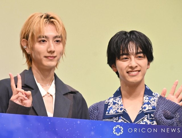 撮影エピソードを語った（左から）駒木根葵汰、新原泰佑 （C）ORICON NewS inc.