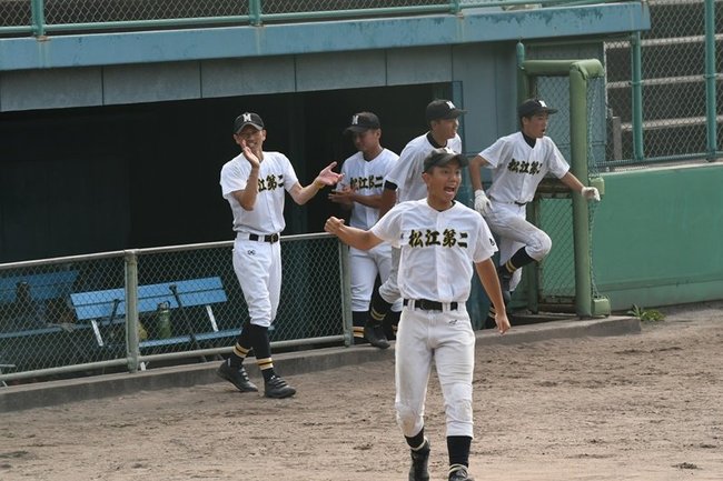 大田二－松江二＝２０２３年７月２４日、大田市民球場