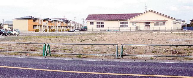 「マックスバリュ出雲稲岡店（仮称）」の出店予定地＝出雲市稲岡町