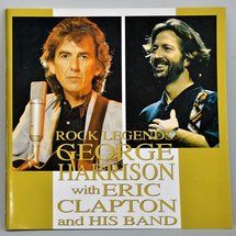 未使用 非売品 来日公演記念 ジョージ・ハリスン & エリック・クラプトン‼ GEORGE HARRISON WITH ERIC CLAPTON&HIS BAND / THE FIRST NIGHT AT