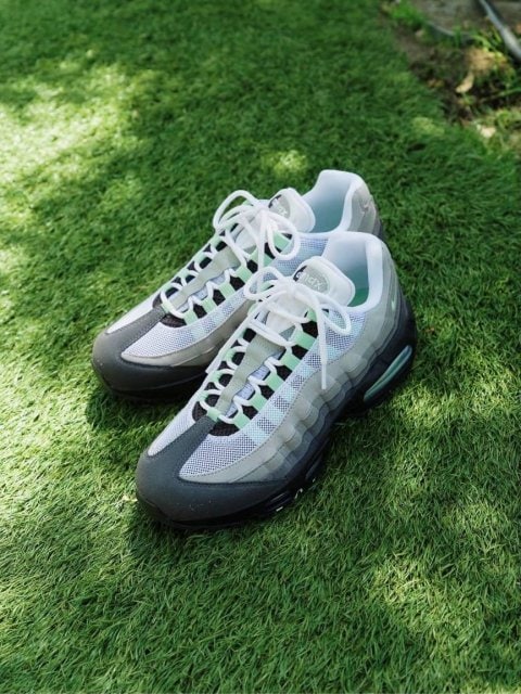 NIKE エアマックス95 ミント airmax 95 mint 28cm 美品 ナイキ『エアマックス95』“フレッシュミント”発売へ さわやかな“清涼感
