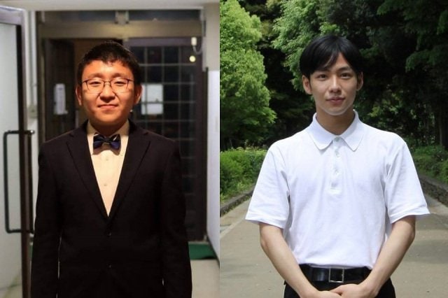 3日放送『旬感LIVE とれたてっ！』に出演する（左から）上垣皓太朗アナウンサー、秦令欧奈アナウンサー（C）カンテレ（C）フジテレビ