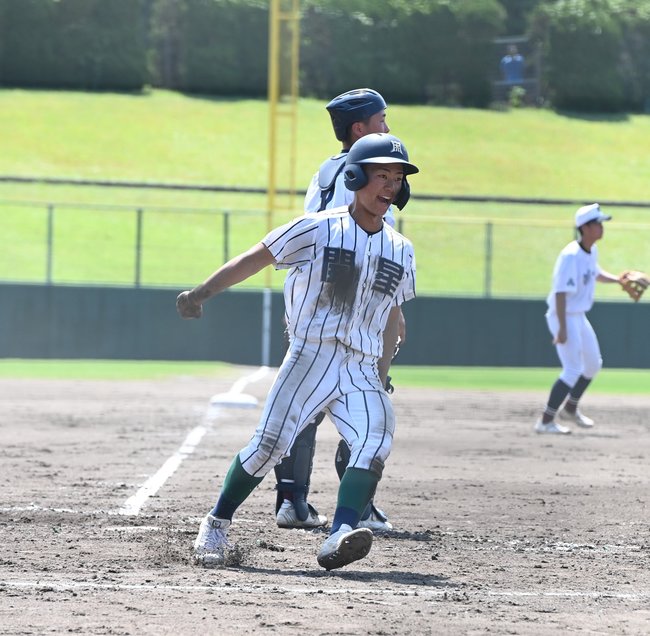 隠岐－開星＝２０２３年７月１７日、松江市営野球場