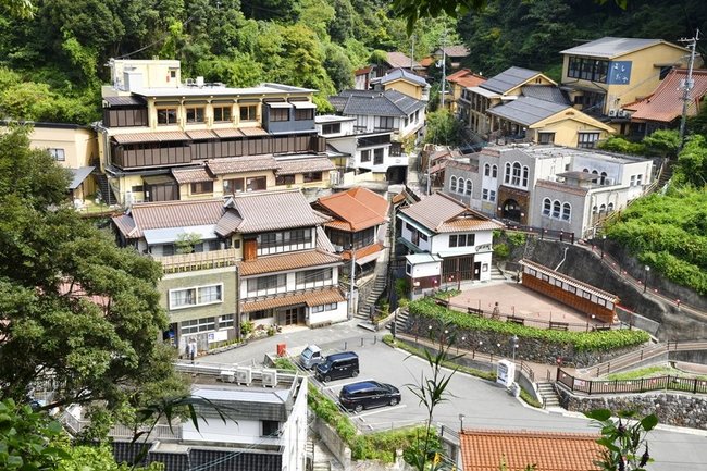 有福温泉街＝江津市有福温泉町