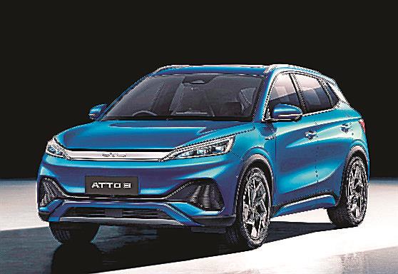 ＢＹＤ　ＡＵＴＯ　松江で販売予定の「ＢＹＤ　ＡＴＴＯ３」（提供写真）
