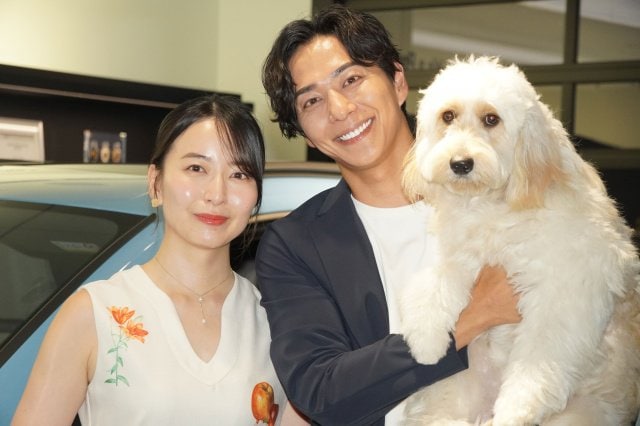 『Porsche Center Takanawa presents Wan!der FES』でトークイベントを行った友永真也＆岩間恵夫妻 （C）ORICON NewS inc.