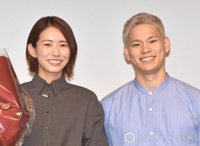 (左から)古賀紗理那、西田有志 (C)ORICON NewS inc.