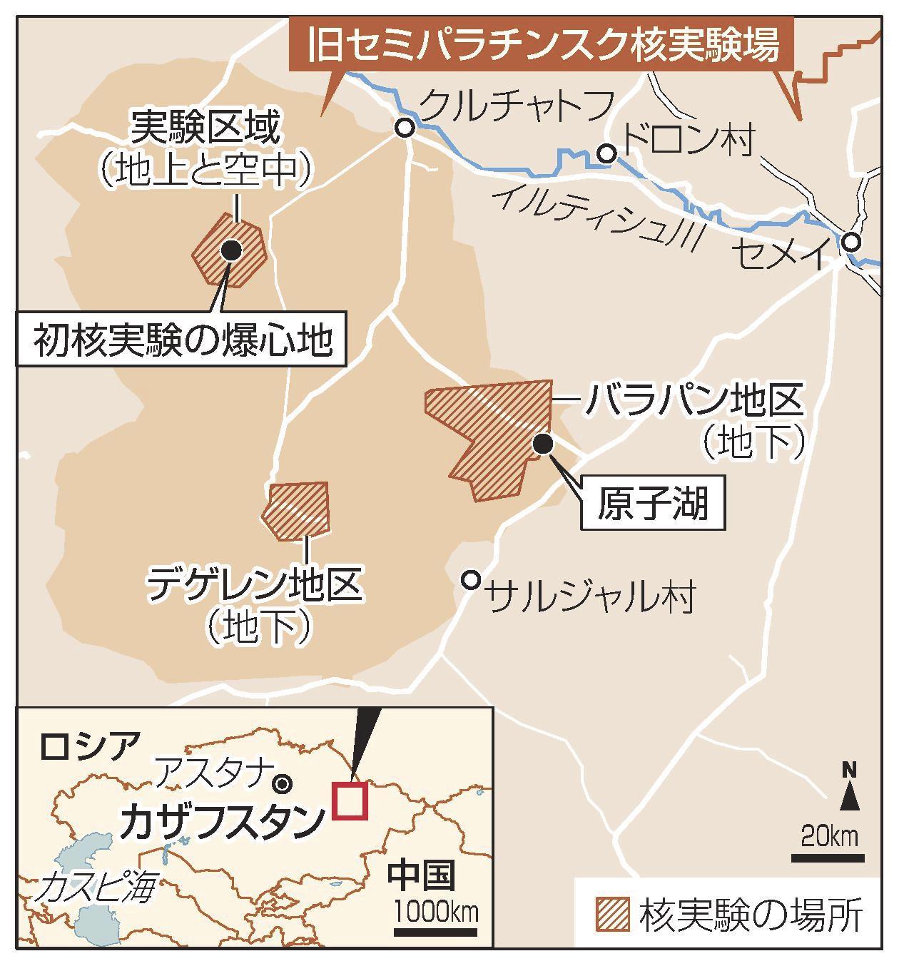 サンデープラス 核爆発 住民に癒えぬ傷 旧ソ連最大の核実験場 | 山陰