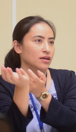 大田市の国際交流員として多くの在住外国人と関わったビビアネ・ベイガさん