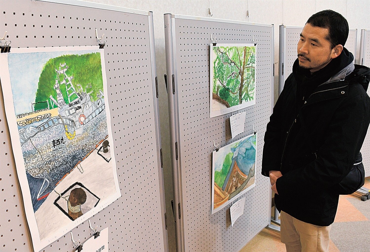 大切な町の宝を水彩画で 大田 小中学生作品展 | 山陰中央新報デジタル