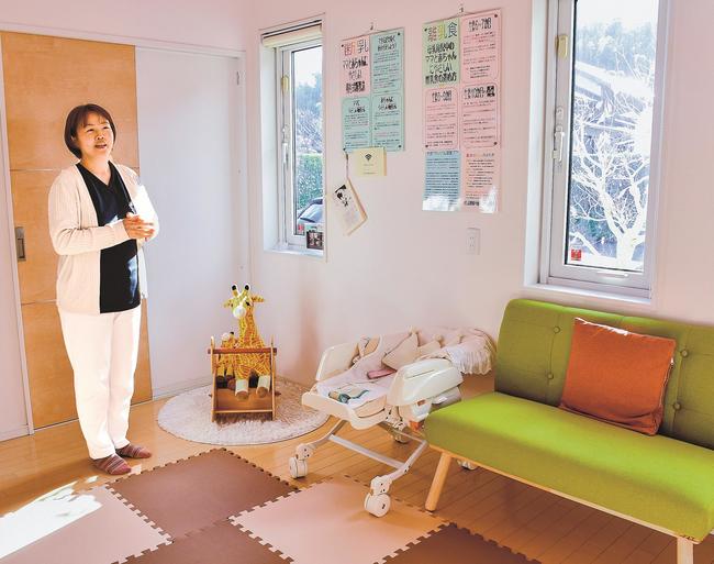 ０歳児の一時預かり導入を目指す坂本亜也子さん＝松江市乃木福富町、Ａｙａ母乳育児相談室