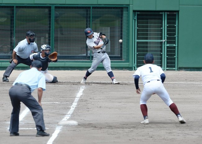 （３）松江西－立正大淞南＝２０２３年７月２４日、県立浜山公園野球場