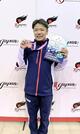 水泳・飛び込みの日本学生選手権の男子高飛び込みで３位に入った島根大の後藤啓佑＝Ａｓｕｅ大阪プール