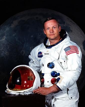 米宇宙船アポロ11号の船長だったニール・アームストロング氏（ＮＡＳＡ提供・ＡＰ＝共同）