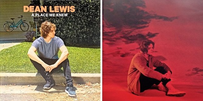 ディーン・ルイスの「Ａ　Ｐｌａｃｅ　Ｗｅ　Ｋｎｅｗ」（左）とルイス・キャパルディのデビュー・アルバム