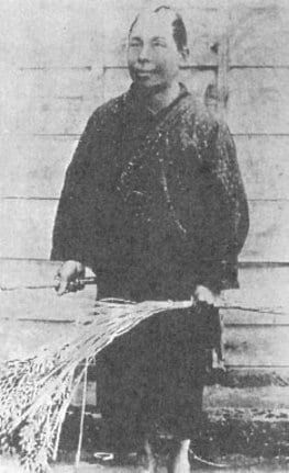 いもち病に強い稲の品種を発見した広田亀治＝安来市誌上巻から転載
