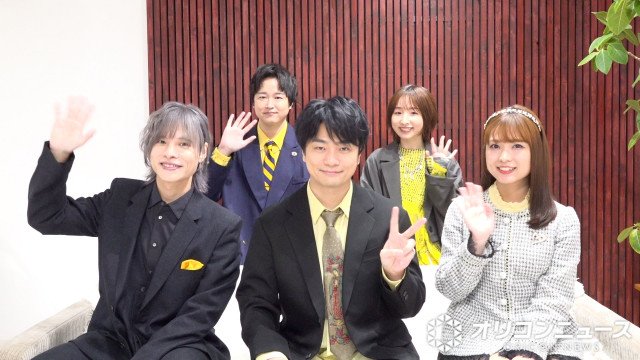 インタビューで集結した福山潤・渕上舞・岡本信彦・洲崎綾・逢坂良太 (C)ORICON NewS inc.