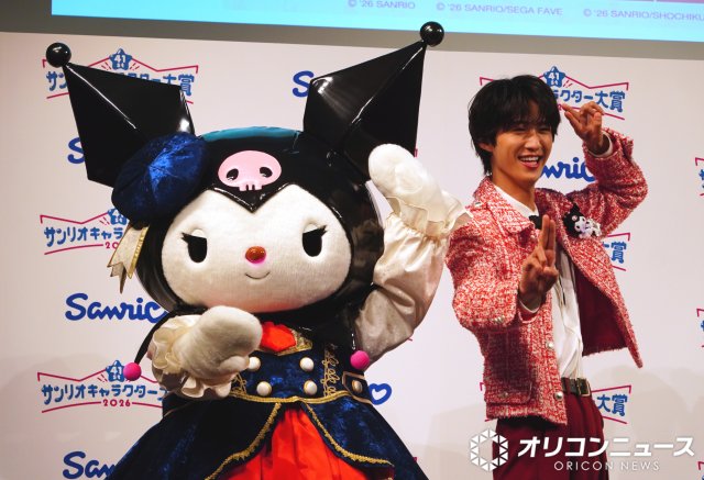 「好きすぎて滅!」ポーズをクロミとともに披露したM!LK・曽野舜太(C)ORICON NewS inc.