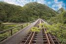 島根、広島両県境に架かる第３江川橋梁＝島根県邑南町宇都井