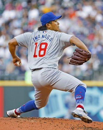 マリナーズ戦に先発し、２勝目を挙げたカブス・今永昇太投手＝13日、シアトル（共同）
