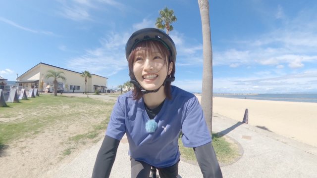 4日放送『日経スペシャル  チャリキシャ！』に出演する山本彩（C）テレビ大阪