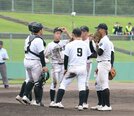 江津工業ー益田東＝２０２３年７月１４日、県立浜山公園野球場