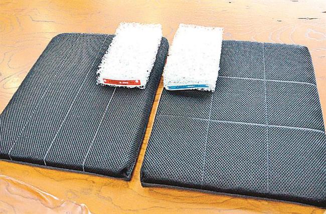 椅子用クッションの試作品